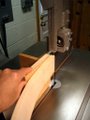 Cutting Side Piece of Bottom Back Frame Joint